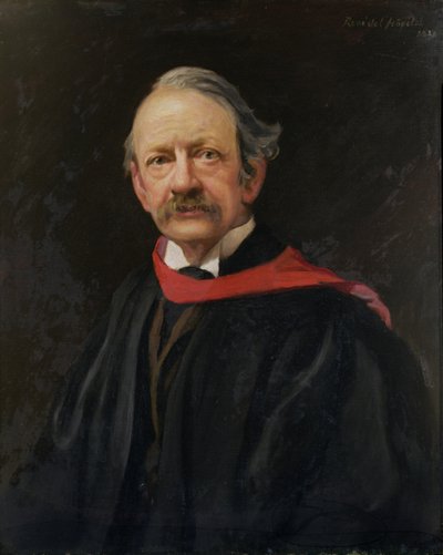 Sir Joseph John Thomson (1856-1940) by Rene le Brun Comte de L